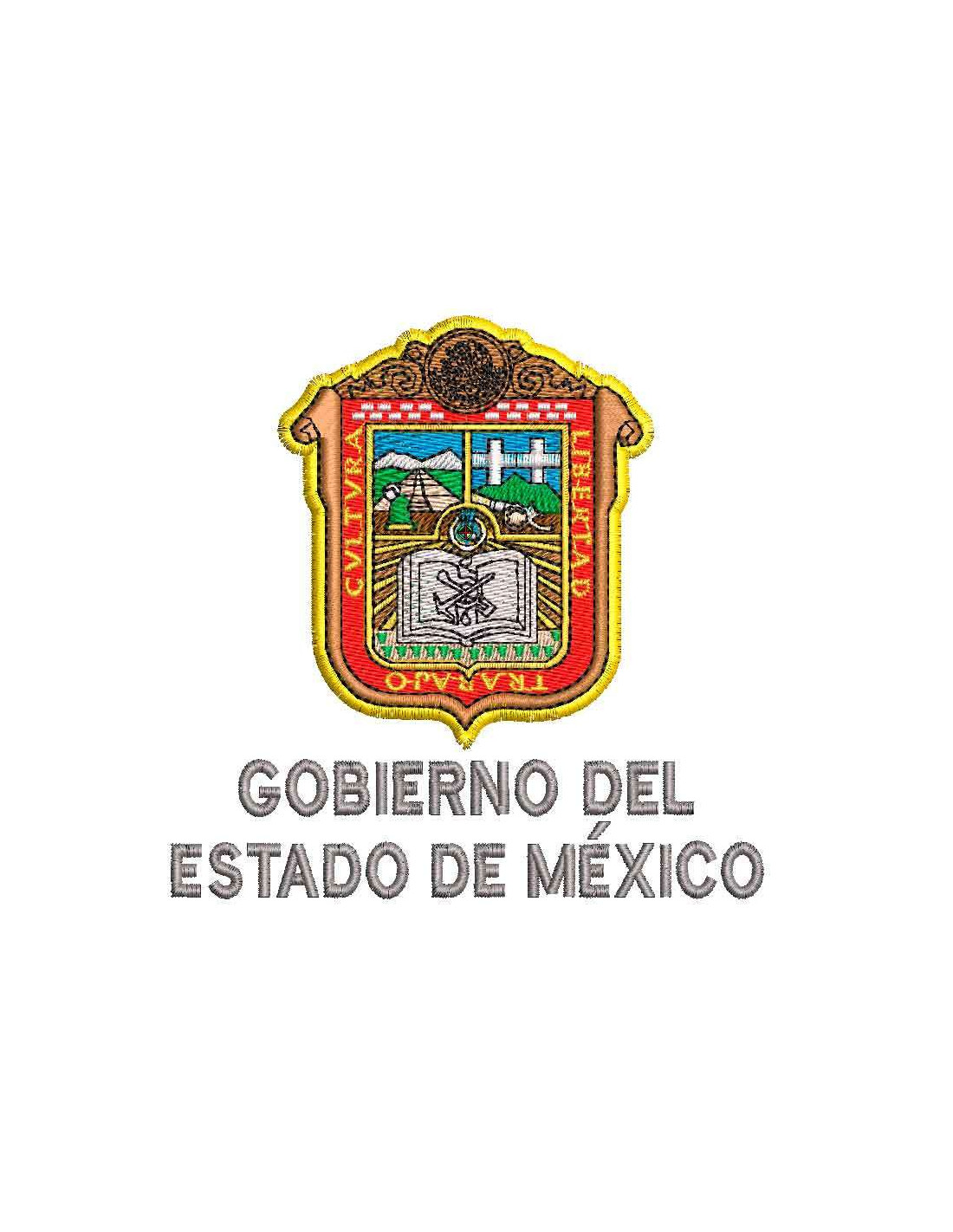 Ponchado para bordado Escudo Estado de México
