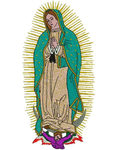 Embroidery Design Our Lady of Guadalupe