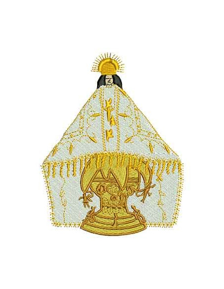 Our Lady of Juquila  inch. Embroidery design