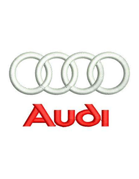 Audi emblem 8.5 cm.
