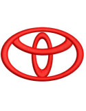 Embroidery Design Toyota Emblem 6 cm.
